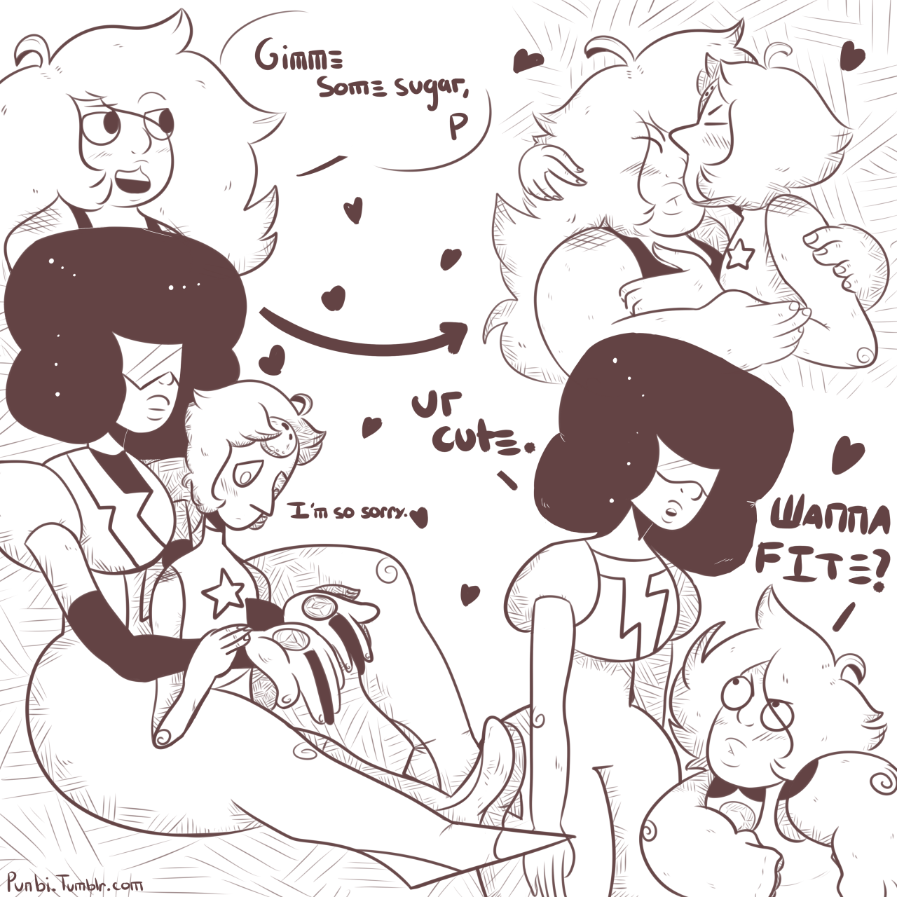 punbi:  I can’t draw Garnet for the life of me, but is cool 