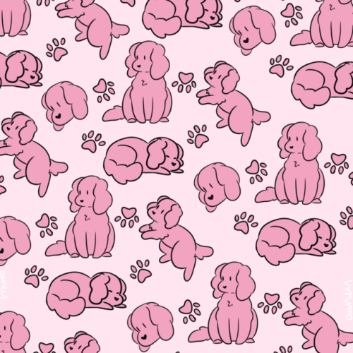 awney:makkachin patterns! some of them are spaced kinda weird since i use firealpaca and had to plac