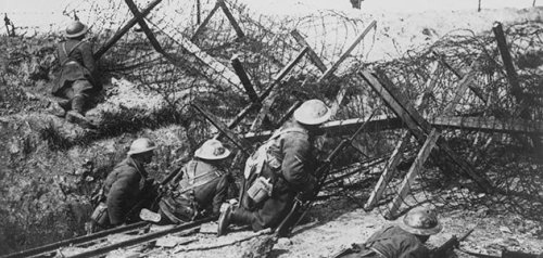 Lee Enfield wire cutters of World War I,Invented in 1873 in America, barbed wire was originally used