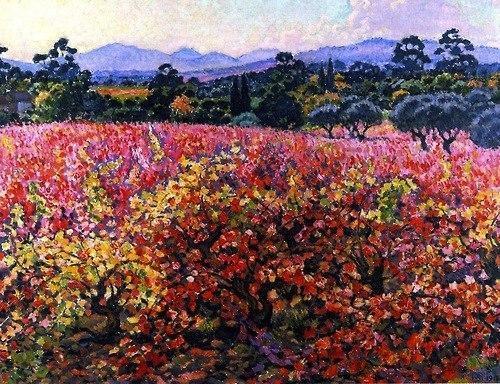 Theo van Rysselberghe &ldquo;Vines in October &rdquo; 1912