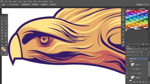 WIP: Philippine Eagle Currently working on an illustration that I hope to finish before the term end