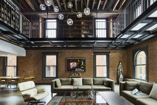 Historic Triplex Penthouse Gets a Modern Facelift