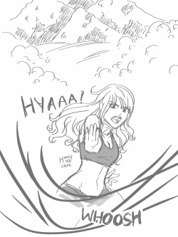 honeyteacake:  Gruvia Week Day 1: Hair  Of course she looks the same. To him, she’s always…  (Let’s not even talk about the messy paneling in the last few pages. How to fit everything in 10 pages at a decent resolution. I also left out their guildmarks