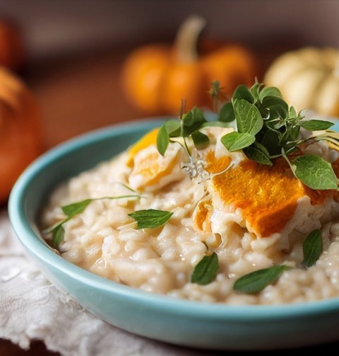 Vegan Pumpkin Risotto Recipe