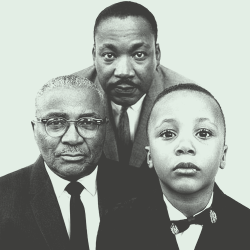 blackmen:  Martin Luther King Jr. with his