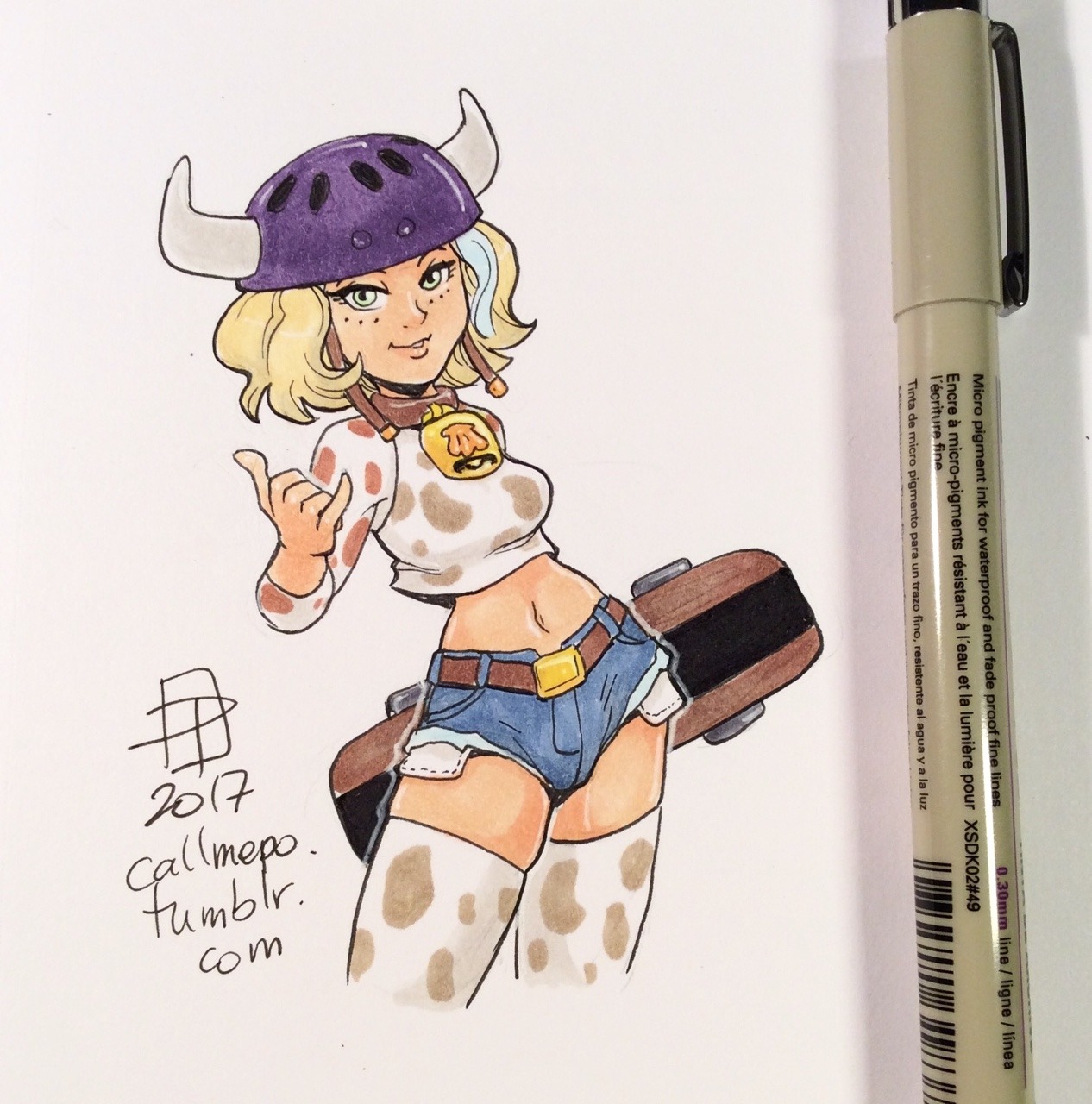 callmepo: Yes, it’s a Cowbell Jackie.  Still find these tiny doodles are a fun