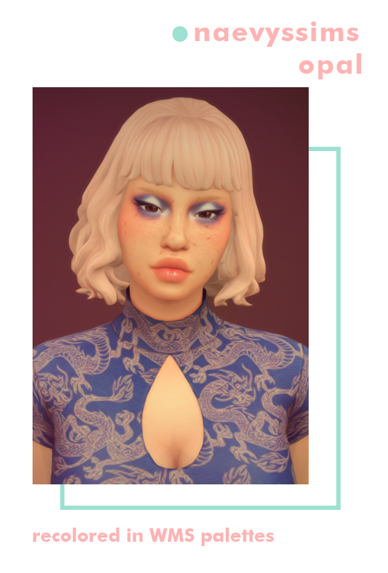 cubersims: #144 DOWNLOAD Naevyssims Opal hair recolor - Base game ...