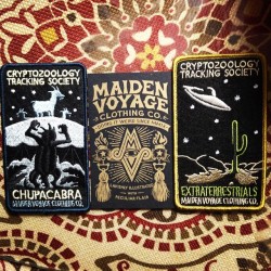 crieffgriefs: Finally got the cryptozoology patches I’ve been eyeing from @maidenvoyageco at the Renegade Craft fair today in DTLA!!! What a good Saturday. 