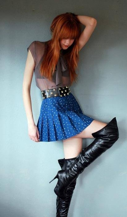 alice-doe: ginger-art: ♥*~Ginger Girls~*♥ Gotta love those boots ashcatred bannableoffense