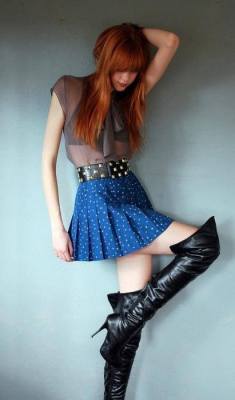 Alice-Doe: Ginger-Art: ♥*~Ginger Girls~*♥ Gotta Love Those Boots Ashcatred Bannableoffense