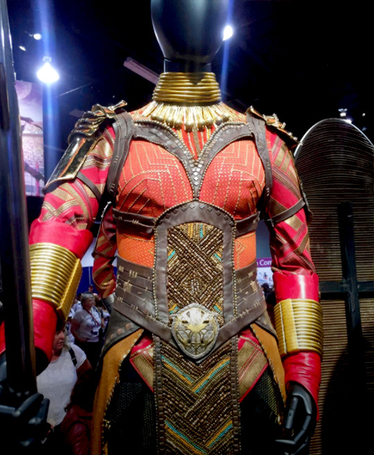 blackpantherdaily: A closer look at the Dora Milaje’s costumes at the D23 Expo [click