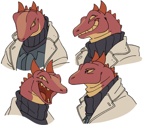 the other scientist lizard colleague