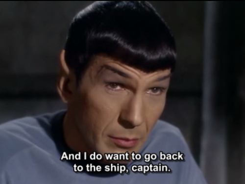 onna4:How to turn a simple conversation in a sexual innuendo: guide by Kirk and Spock