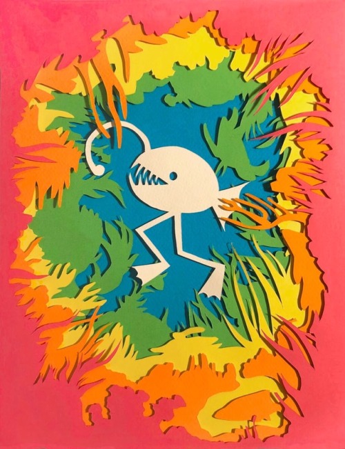My Final Paper-cut Illustration To The Prompt Evolution