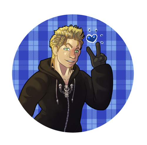 Demyx button design! people hate him but i lub him