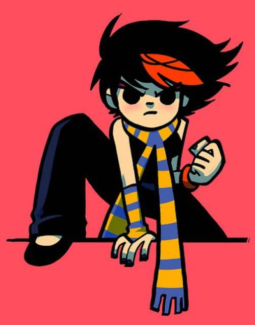 The canon LGBT+ character of the day isKnives Chau from Scott Pilgrim, who is bi / pansexual!