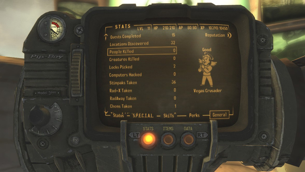 estpolis: kumagawa:  estpolis:  i beat new vegas without killing a single enemy 