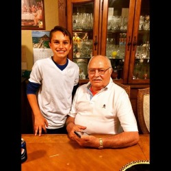 My littlest guy and my pops! Happy birthday dad!  (at Hacienda Pèrez-Garcia)