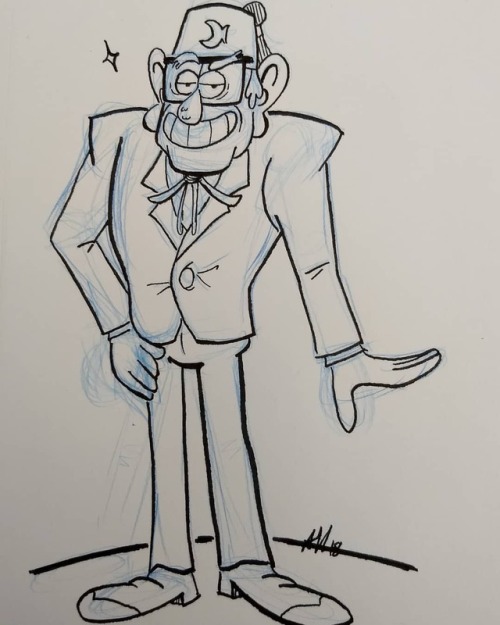 Day 1: Your Favorite Cartoon Character- (Fabulous) Grunkle Stan from Gravity Falls ((late post)) . .