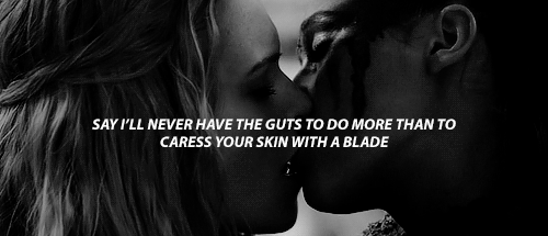 griffinraven: there’s a softness in your eyes that keeps me from pushing the knife deeper, but