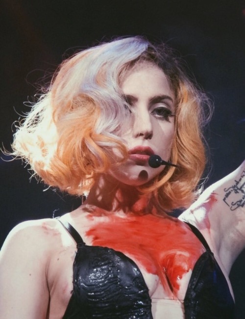 giveurselfprudence:Lady Gaga on the second incarnation of the Monster Ball Tour (2011)