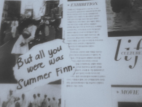 misanthrofray: But all you were was a Summer Finn. — Fray Narte