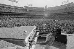 historicaltimes:  “Elton John performs