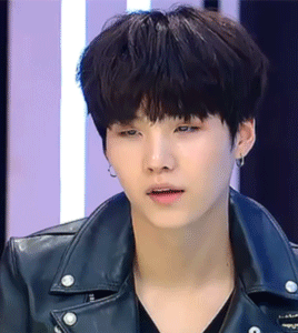 Does anyone else find this picture of Yoongi so attractive…like holy shit and he was staring at Jimin while doing it.