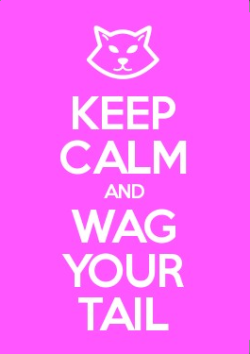 ekofoxx:Keep Calm & Wag Your Tail !Inspired