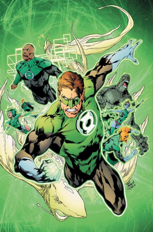 Sinestro Corps &amp; Green Lantern Corps Cover Artwork by Ivan Reis - Oclair Albert - 