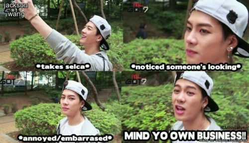 kpopperotp12:Shit Jackson Wang says part 2