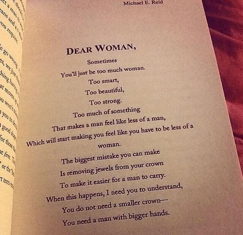 On being a woman From imgfave.com