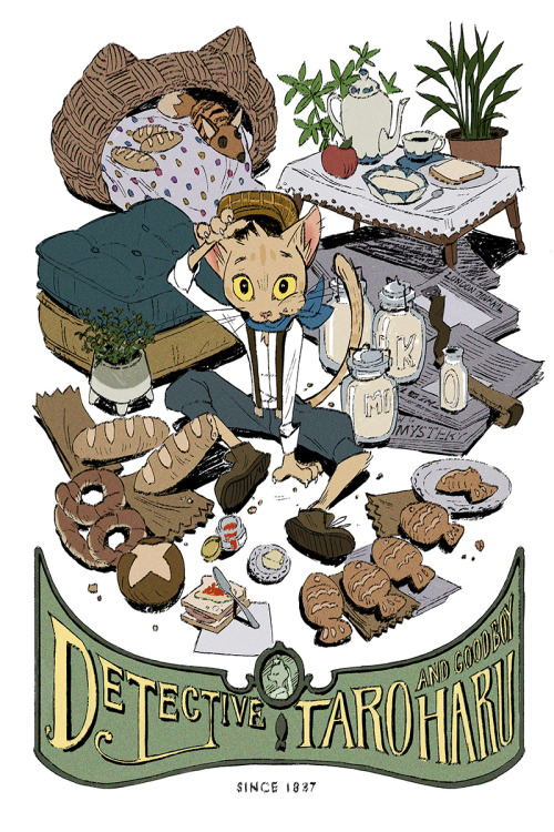 celine-kim: Here are two lil’ poster about the same ol’ Detective idea