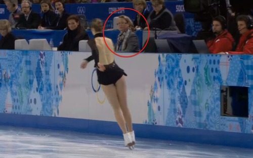 This is the judge that is married to the head of the Russian figure skating association.  How i