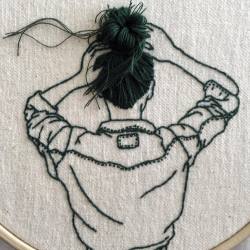 bled:  gaksdesigns:Embroidery art by Sheena