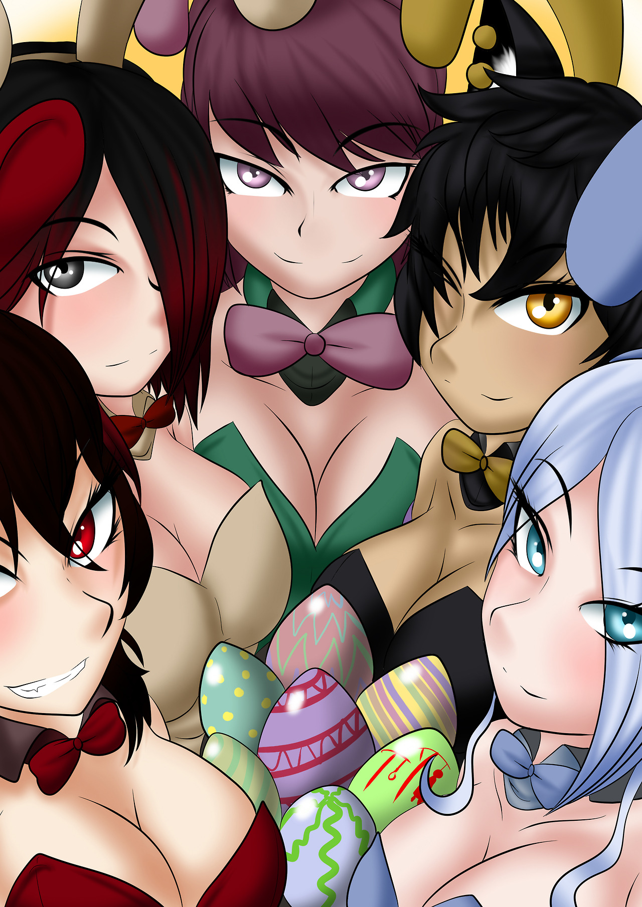 happy easter 3 : the milf of rwbygrab those eggplease support me on patreon if you