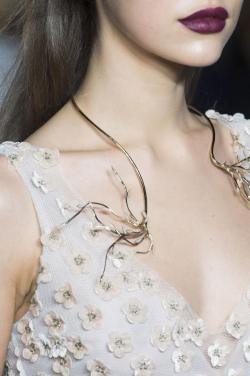 skaodi:  Details from Luisa Beccaria Fall/Winter 2015.Milan Fashion Week.