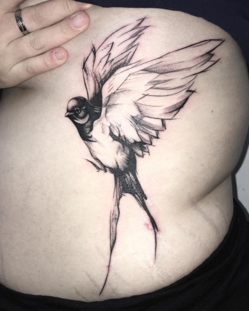 Birdie @bondiink666 (design was based on clients reference pic) DM or email for bookings and inquiri