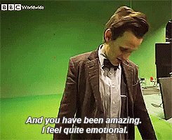 skinnyscottish:  Matt Smith saying goodbye to Doctor Who (x) 
