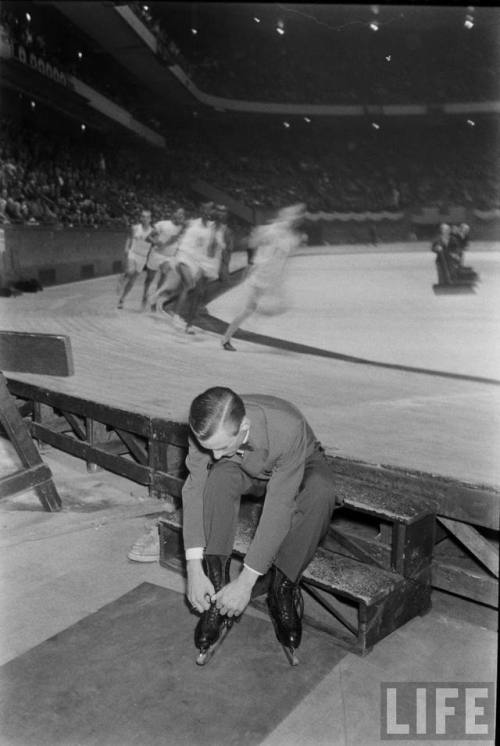 US Olympic athletes at Madison Square Garden(Ralph Morse. 1956?)