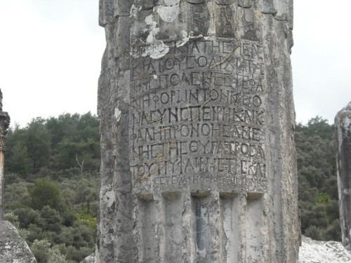 classicalmonuments:Temple of Zeus LepsinosEuromos, Turkey2nd century CEThe temple was built on the s