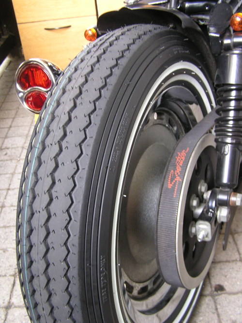 bobberinspiration:  Old school motorcycle tire