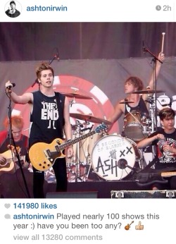 wwadirectory:  Niall commented on Ashton’s pic 