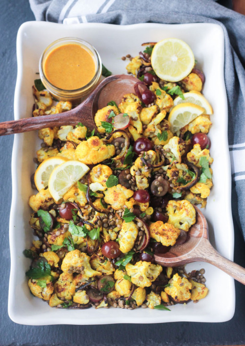 fitandhealthyfoods:Roasted Cauliflower Salad