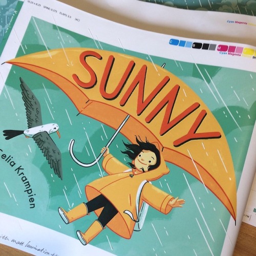 Cover reveal - my first authored and illustrated picture book, SUNNY, will be available Feb 2020.Rec