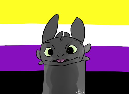 erensilverlink:HAPPY PRIDE EVERYONE! Adorable toothless for pride month. I’m sorry I didn’t add more