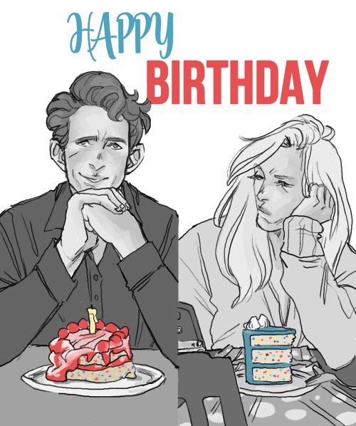 idknotmyartwork:Happy Birthday, Twins!