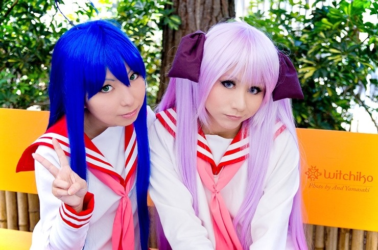 cosplayando:  more Lucky Star cosplay