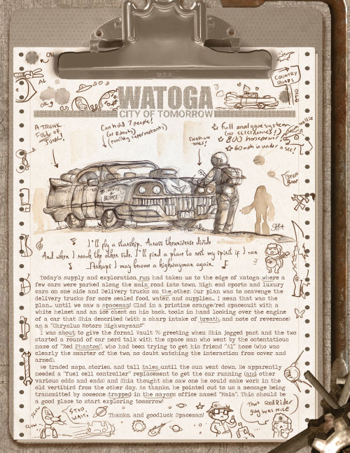 Watoga Technical Manual 7 - ATOMIC CARS! Also space men.