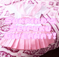 sukrina:  ~ INTERNATIONAL ~ Want to win six cute pink seifukus? (ALL SIZE M)Gained another 1k followers so I thought I’d give my followers a chance to win six NEW cute pink seifukus!For a chance to win: Follow me ~ http://sukrina.tumblr.com Reblog